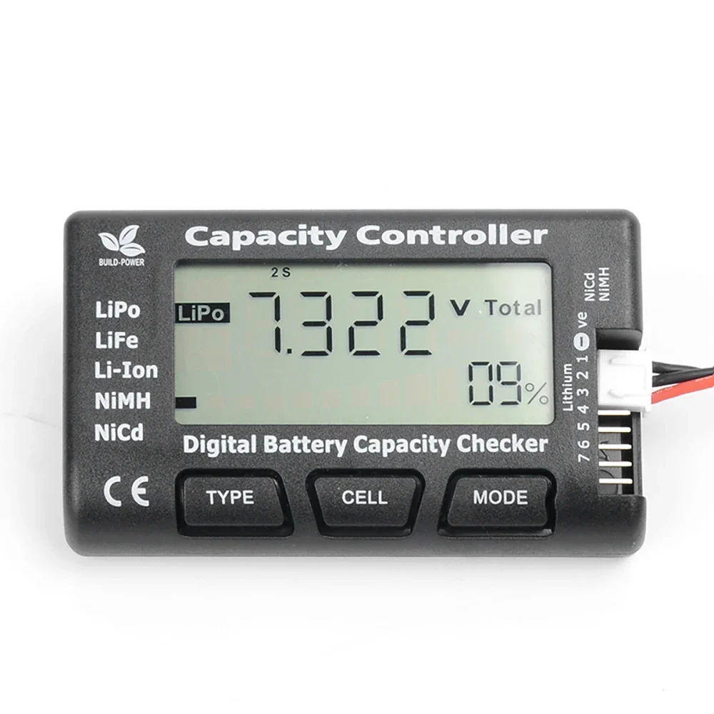 Wielofunkcyjny tester napięcia i pojemności do modeli RC LiPo LiFe NiMH NiCd Li-Ion 1-7S