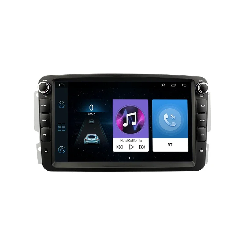 Reproductor de dvd para coche, radio con navegación gps, android 11, 7 pulgadas, para Mercedes CLK W203, 1999-2004