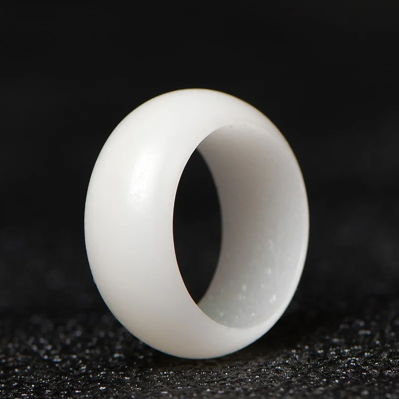 5A Natural White Bodhi Ring Bead Holder Display Pendant DIY