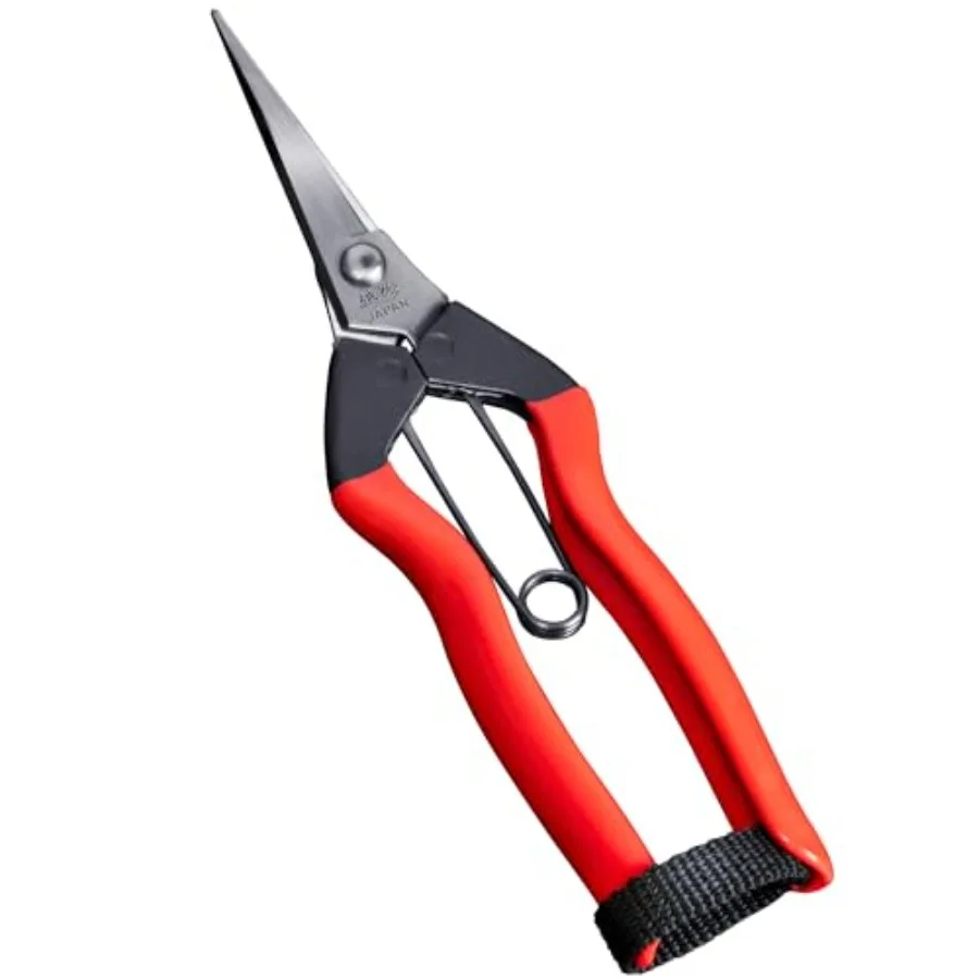 

Japanese Garden Shears 7.2" for Plants - Scissors Precision Pruning Shears with Pointed Tips - Sharp Japanese Stainl Steel Blad
