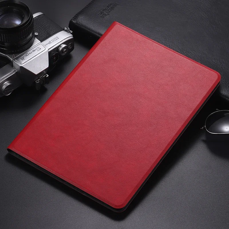 Retro opvouwbare lederen tas voor nieuwe iPad A16 Air Pro 13 12,9 11 10 9 8 7 6 5 4 3 2 Th Air M3 M2 Mini 7 6 5 4 Schokbestendige tablethoes