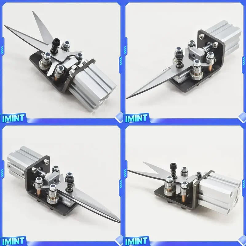 JS200 Double Action Cutting Ear Tape Pneumatic Cylinder Air Compressor Nipper Making Machine Air Cutting Scissor