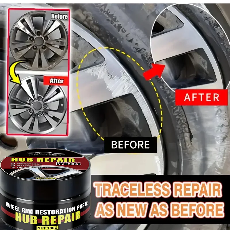 Kit de reparo de calotas GM, remove oxidação e arranhões da calotas, remodelação cromada, reparo de desbotamento, restaura o brilho original