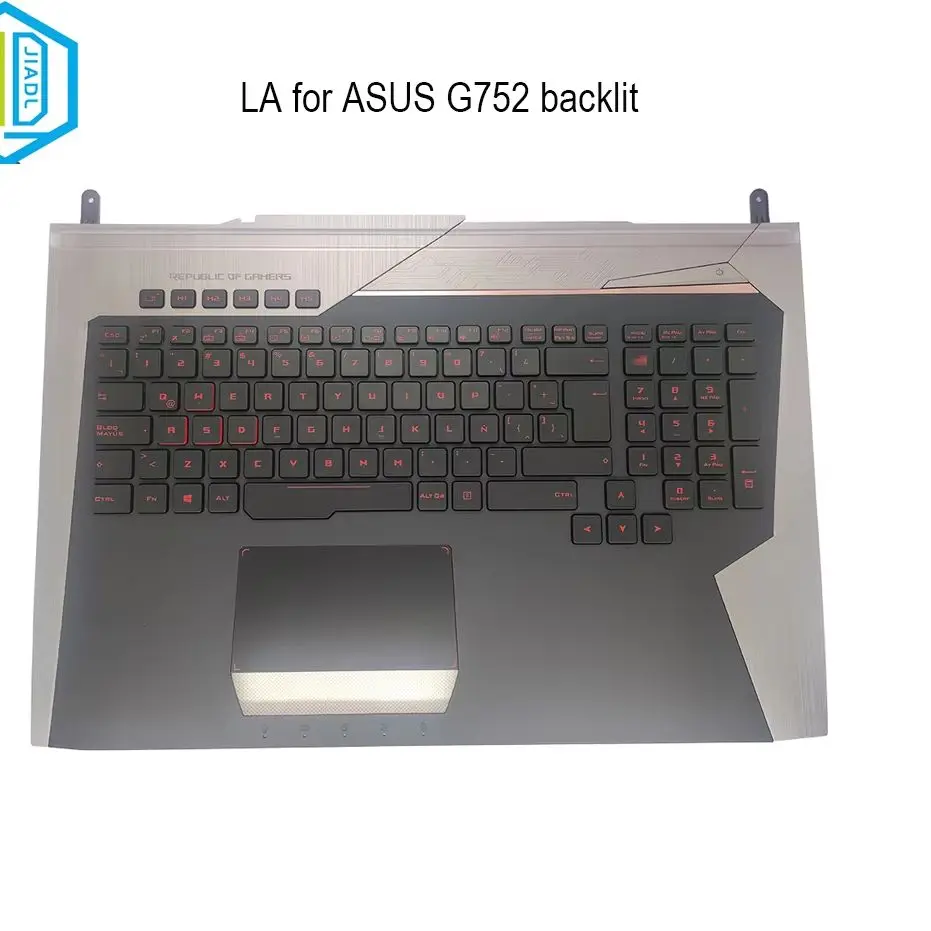 Latin Fit Spanish Palmrest Keyboard Backlit for Asus ROG G752 G752V G752VL G752VM G752VS G752VT G752VY 13NB09Y0AP0631 90NB09X1
