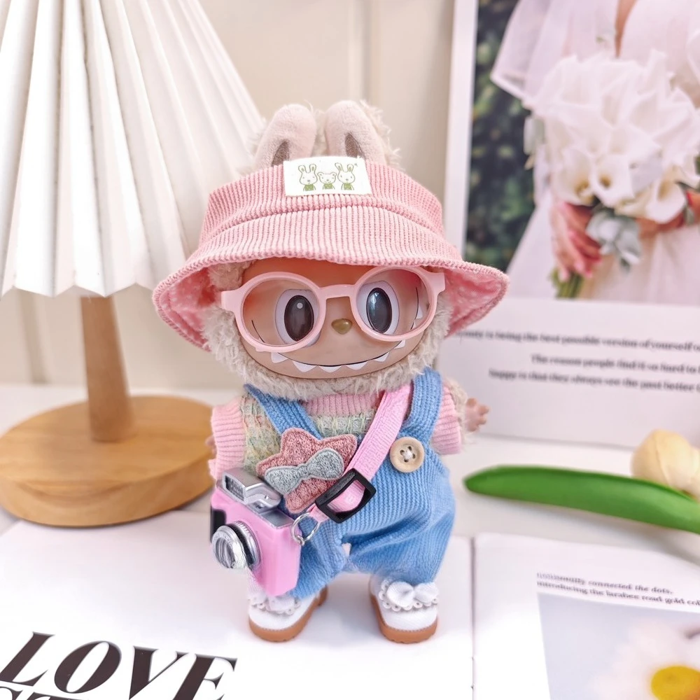 

Fashion suit Overalls Suit For 17cm Labubu v1/v2/v3 Doll Clothes Doll Accesssories