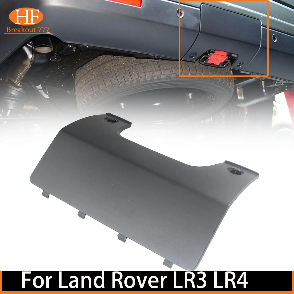 

Car Accessories Rear Bumper Protector Cover Towing Eye Hook Cover For Land Rover LR3 (Discovery 3) 2005-2009 LR4