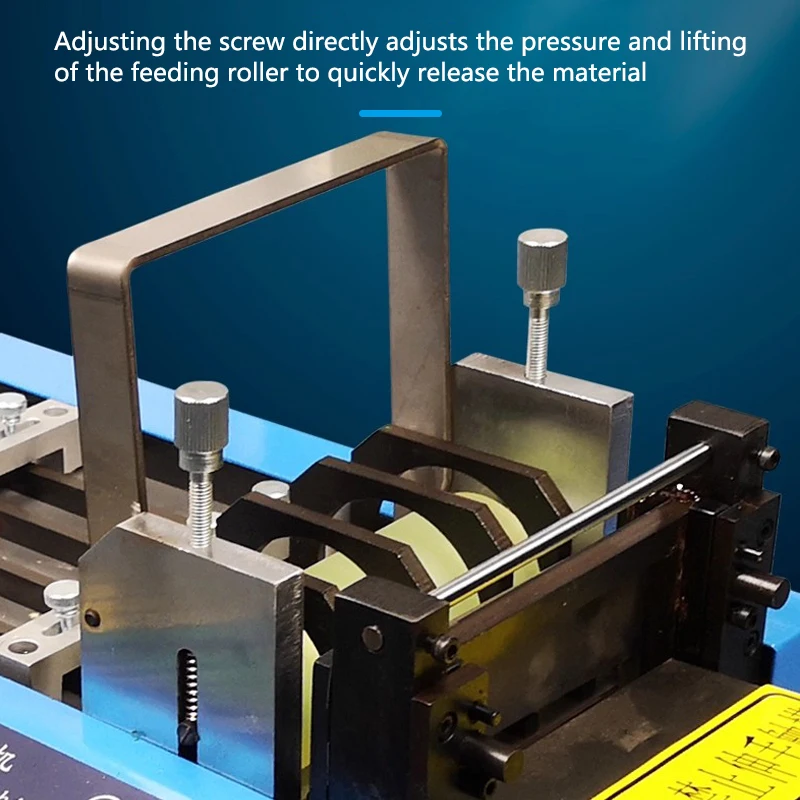 

Auto Heat-shrink Tube Cable Pipe Cutting Machine Automatic Cable PVC Pipe Cutter 110V/220V 0-100mm 350W