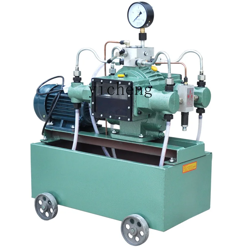 ZC four-cylinder electric pressure test pump pipe press machine high pressure water pipe pressure machine 10-25-63 MPA 100kg