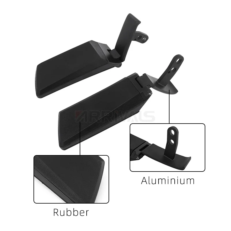 Motorcycle Black Adjustable Rear Passenger Armrests Fit For Honda Goldwing GL1800 Tour 2018 2019 2020