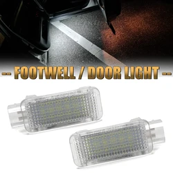 For Audi A1 A2 A3 A4 A5 A6 A7 A8 Q3 Q5 Q7 TT VW Skoda Car White LED Courtesy Door/trunk/Footwell/Glove Box Light