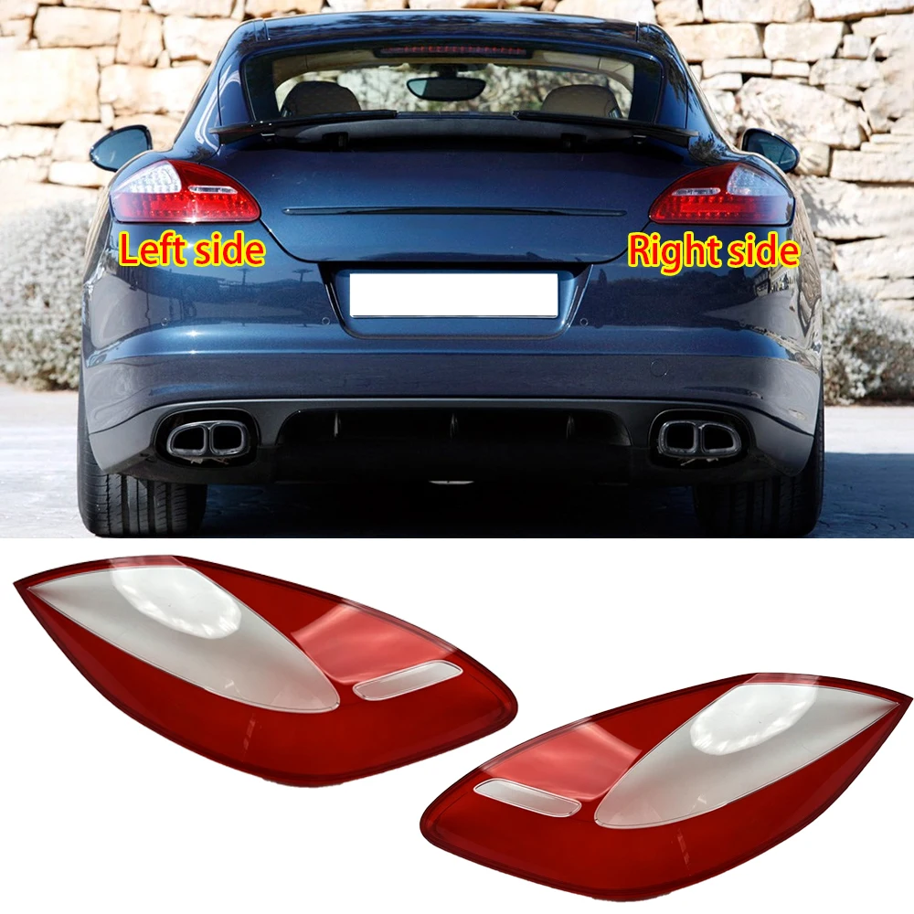 Transparent Tail Light Lens Cover Fit For Porsche Panamera 2011‑2013 Replacement Rear Tail Lamp Shell Auto Protective Lamp Shade