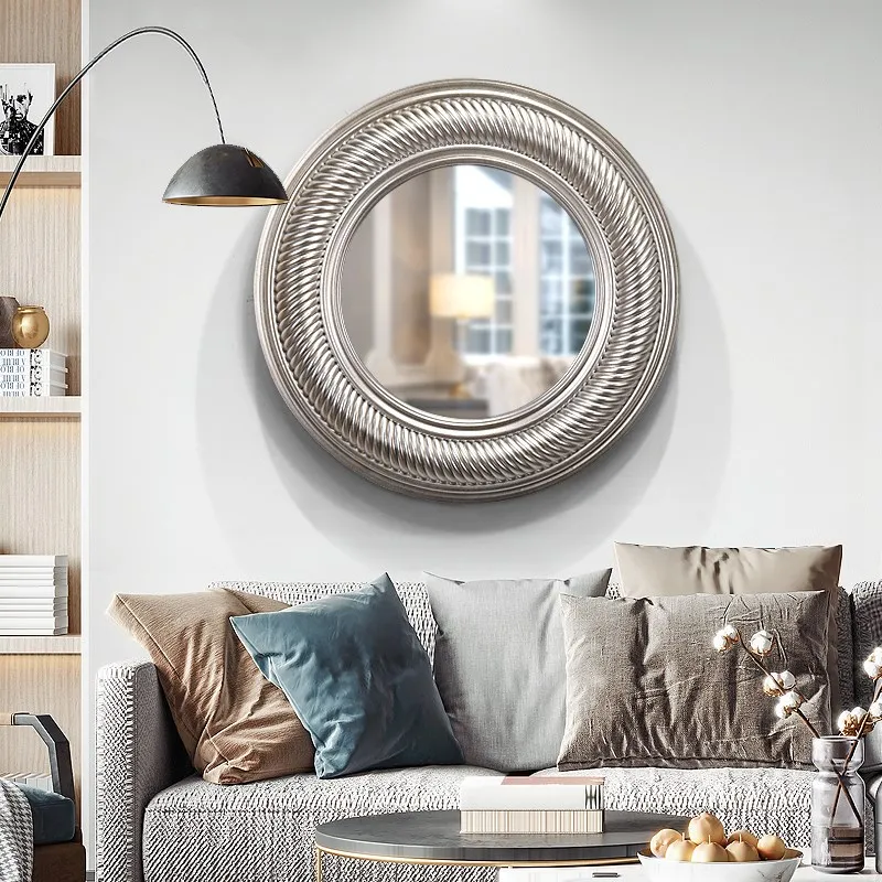 nordicc Living Room Wall Decoration Macrame Mirror House Decoration Stickers Mirror Elegant Kawaii Room Decor Irregular