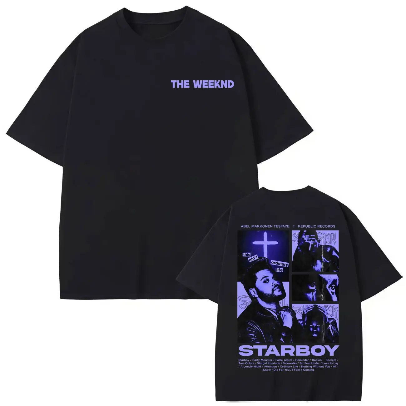 

Rapper The Weeknd Album Merch T-shirt Men Women Hip Hop Vintage Short Sleeve T-shirts Summer Fashion Casual Oversized T Shirts