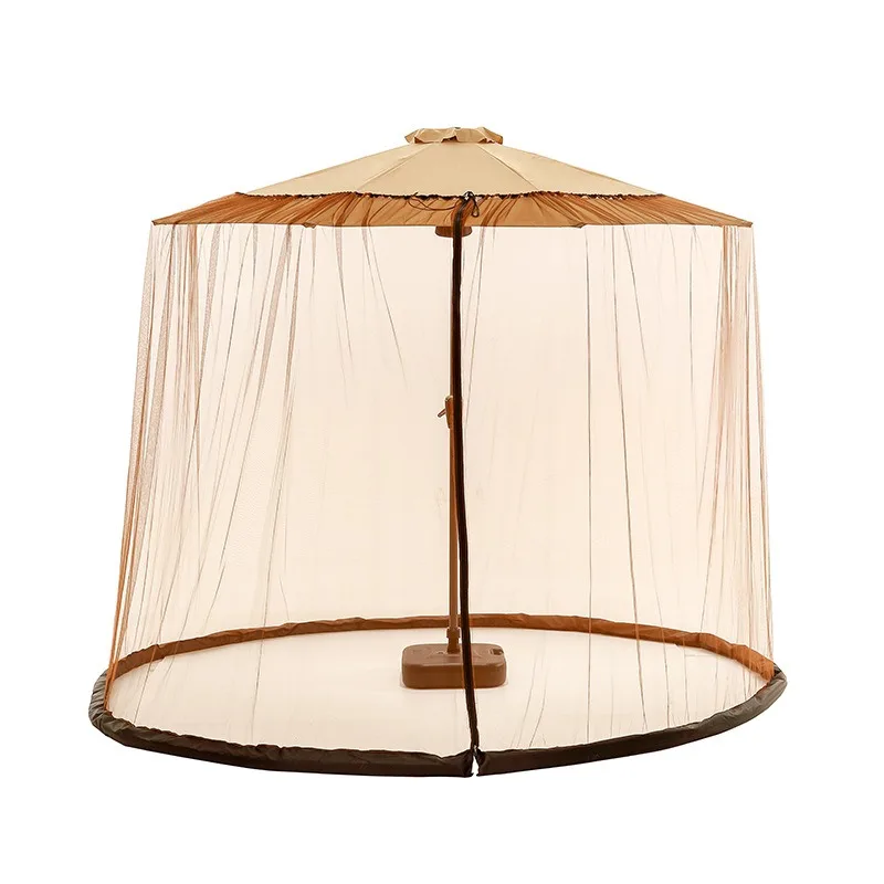 Garden sunshade with fully enclosed water pipe bracket, portable outdoor courtyard mosquito and insect prevention equipment