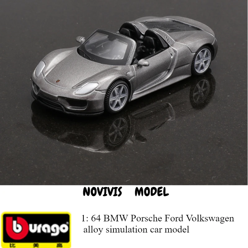 

Bburago 1:64 BMW Porsche Ford VW Diecast Alloy Car Model Toy Gift for Boys Wholesale