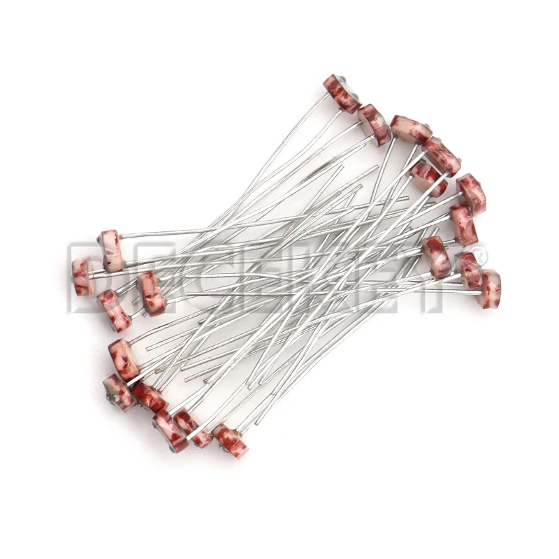 20PCS LDR Photo Light Sensitive Resistor Photoelectric Photoresistor 5528 GL5528 5537 5506 5516 5539 For Arduino DIY