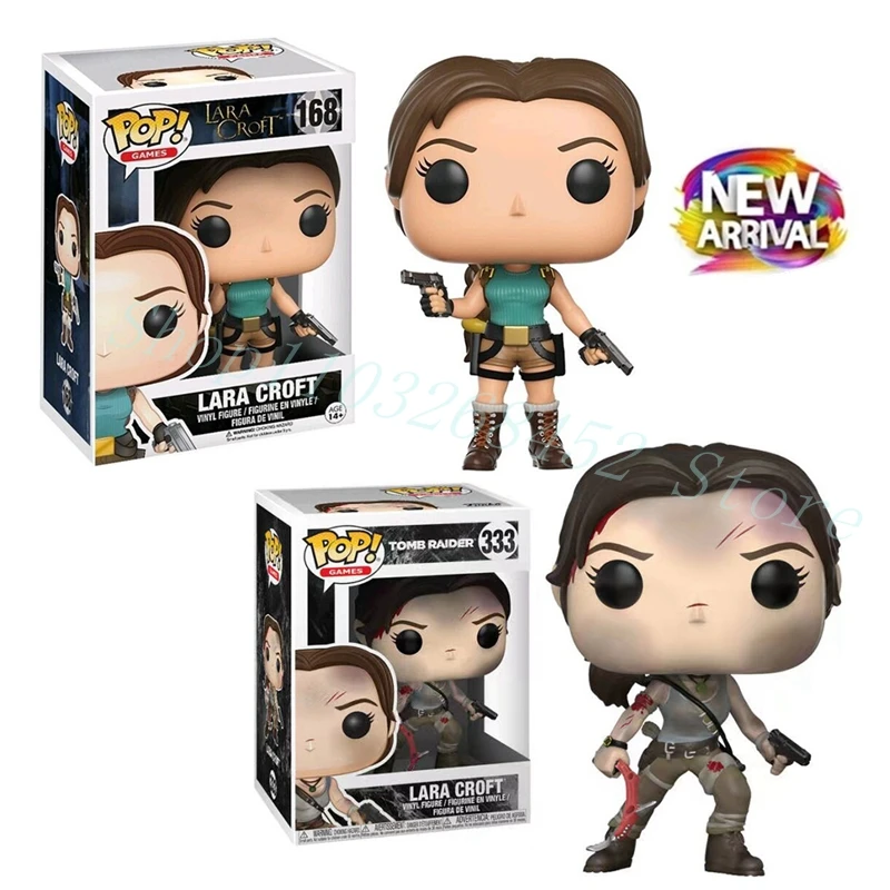 سلسلة ألعاب البوب فونكو دمى شخصيات فينيل ، لارا قدم ، رايدر قبر ، مجموعة ألعاب ، هدايا ، وصلت حديثًا ، # من من كرولي ،