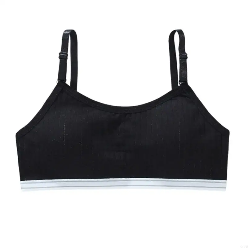 Youth Camisole Bra Girls Tube Tops with Chest Pad Insert for Active Girls Aged 6 to 12 Years Enjoy Daily Comfort