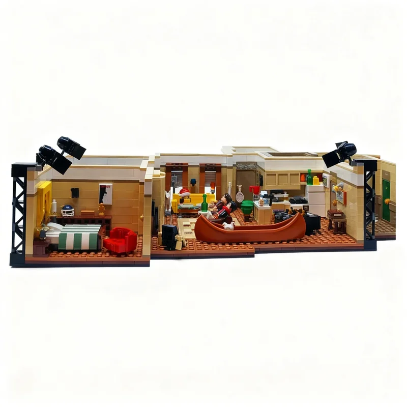 5158pcs MOC Ideas And CUUSOO - F.R.I.E.N.D.S. Apartments Revised Expanded Model Toy Building Blocks Christmas Gift Construction