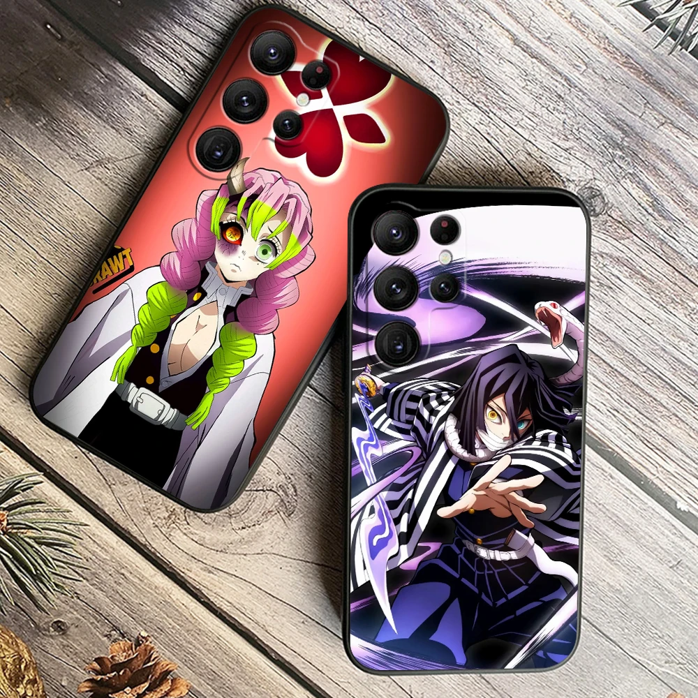 G-GhostS Blade Cartoon Cool For Samsung Galaxy S24 S23 S22 S21 S20 FE S10 S10E Plus Ultra Pro Lite 5G Black Back Phone Case