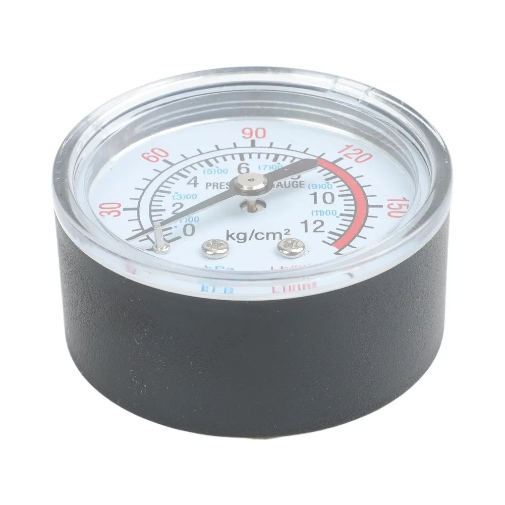 Mechanical Pressure Gauge 50mm with 1/4 For BSP Thread Designed for Air Compressor Systems Operating from 0 to 180 PSI