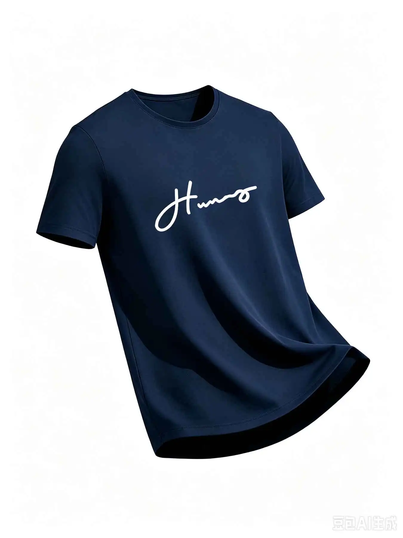 Men Summer Crew Neck Short Sleeve T Shirt Casual Signature Letter Print Tops Lightweight Soft Daily Wear Tees Men's Fashion Basi