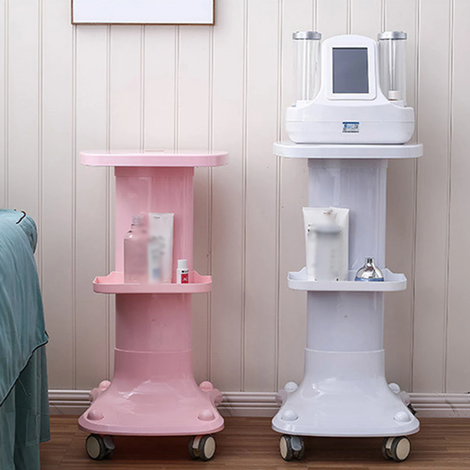 Chariot à Roulettes pour Machine Cosmétique, Support pour Salon de miles, Spa
