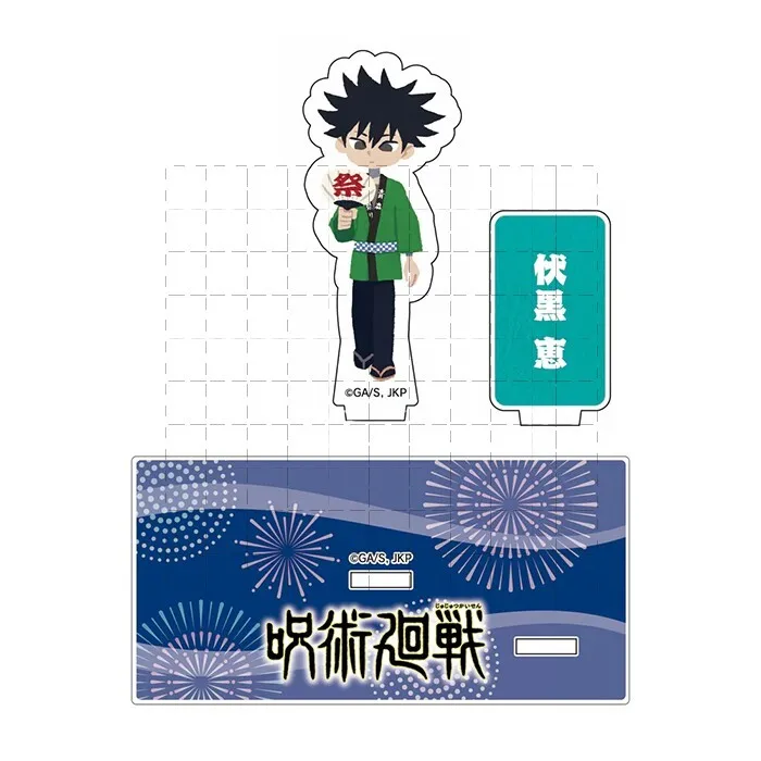 Game Yuji Itadori Gojo Satoru Acrylic Stand Doll Anime Fushiguro Megumi Kugisaki Nobara Mini Figure Model Plate Cosplay Toy Gift