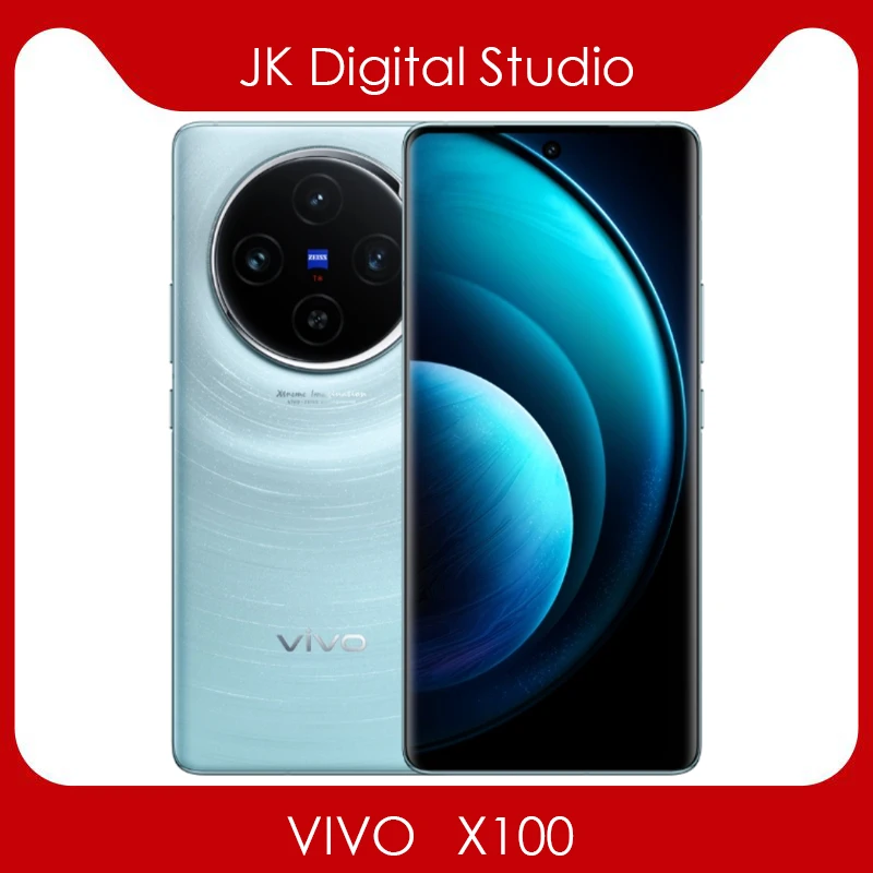 هاتف محمول جديد VIVO X100 5G مقاس 6.78 بوصة AMOLED MTK الأبعاد 9300 50 ميجابكسل كاميرا 4880 مللي أمبير في الساعة 120 وات شحن فائق أندرويد 14 NFC OTA