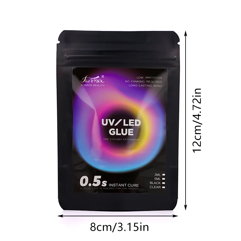 1 قطعة 3/5 مللي UV LED مصباح التجفيف السريع رمش الغراء المنور 1S علاج سريع الغراء رمش المهنية رمش الغراء ماكياج أداة #6