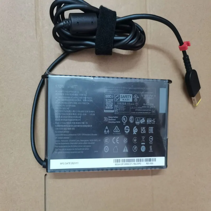 

NEW OEM Slim 20.0V 8.5A 170.0W ADL170SCC3A SA10R16886 02DL140 AC Adapter For Lenovo Legion 5 15ARH05H 15.6" Genuine Puryuan