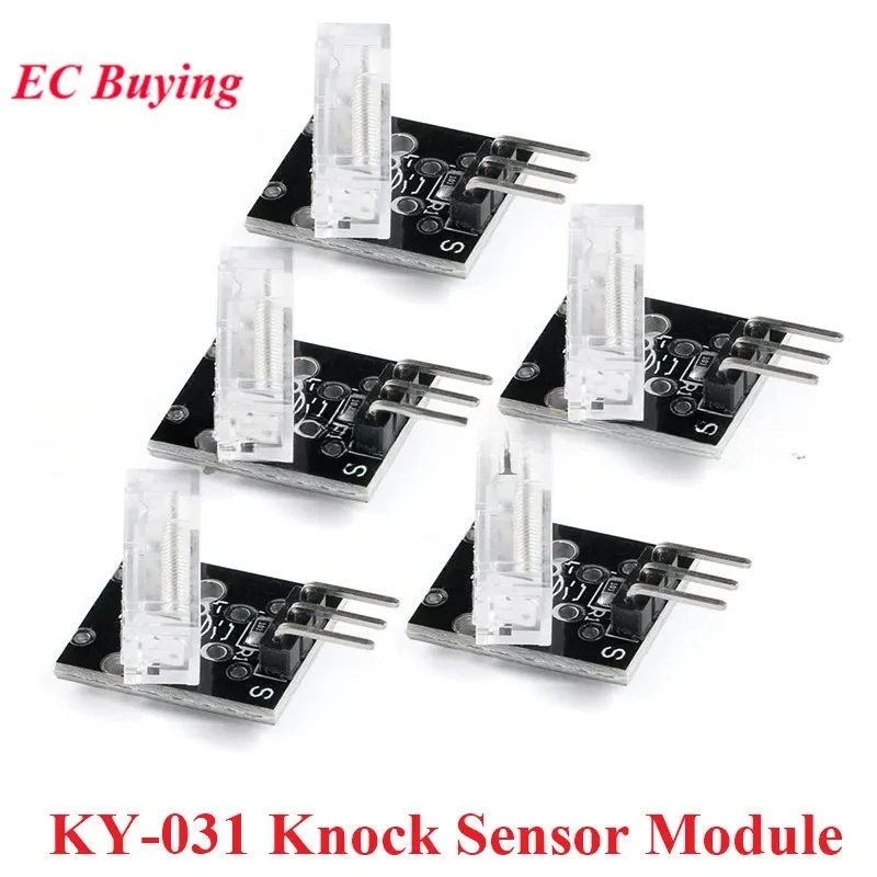 5pcs/1pc KY-031 Knock Sensor Module for Arduino 3pin Percussion Knocking Knock Sensor Module Diy Starter Kit KY031