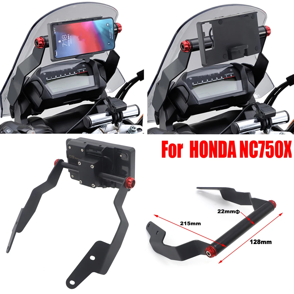 Accessories Stand Holder Phone Mobile Phone GPS Plate Bracket Fit For HONDA NC 700 X NC700X 2012-2013 NC750X NC 750 X 2014-2015