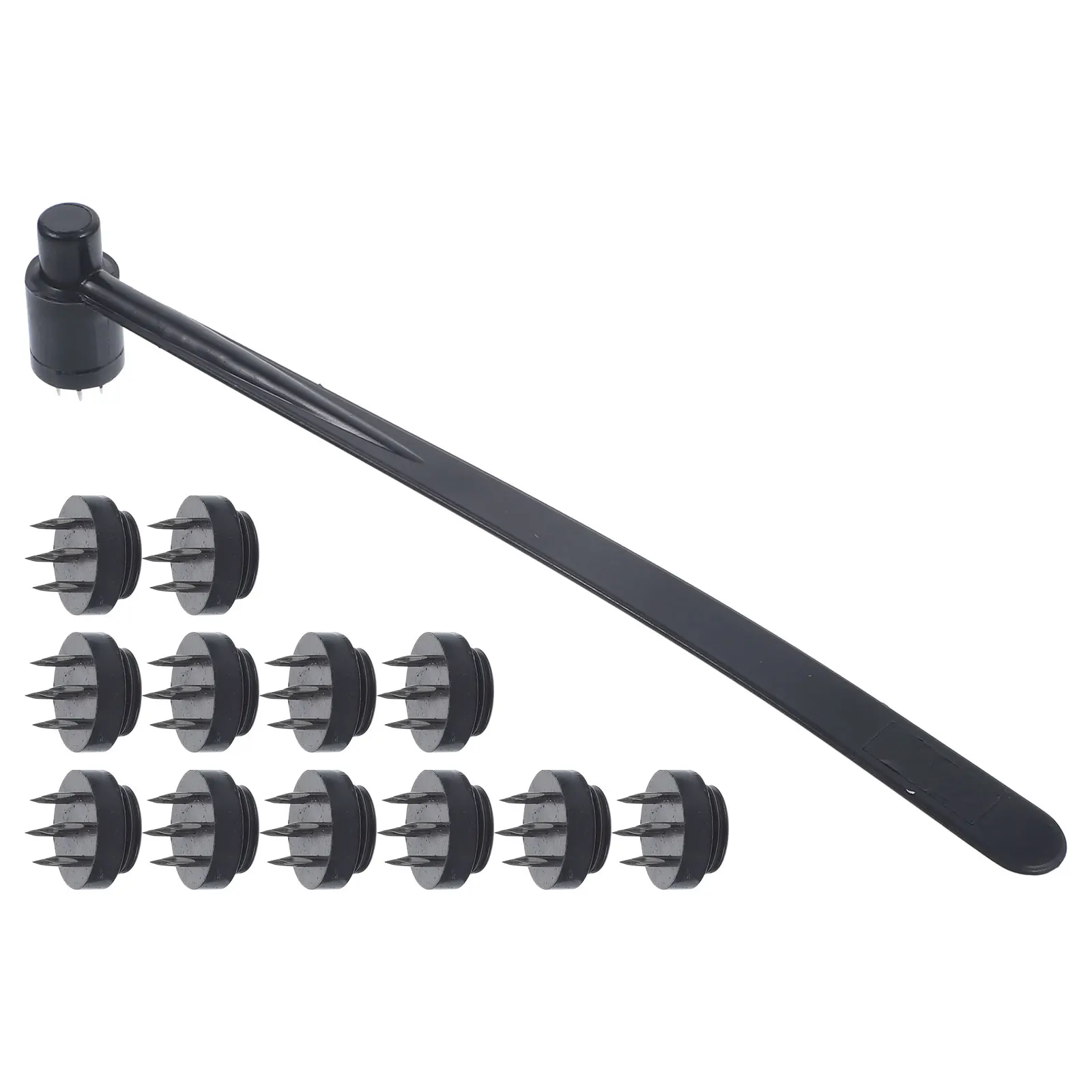 

Plum Blossom Needle Single Head Stainless Steel Therapy Skin Hammer Detachable Reusable ABS Handle Seven-Star Needles