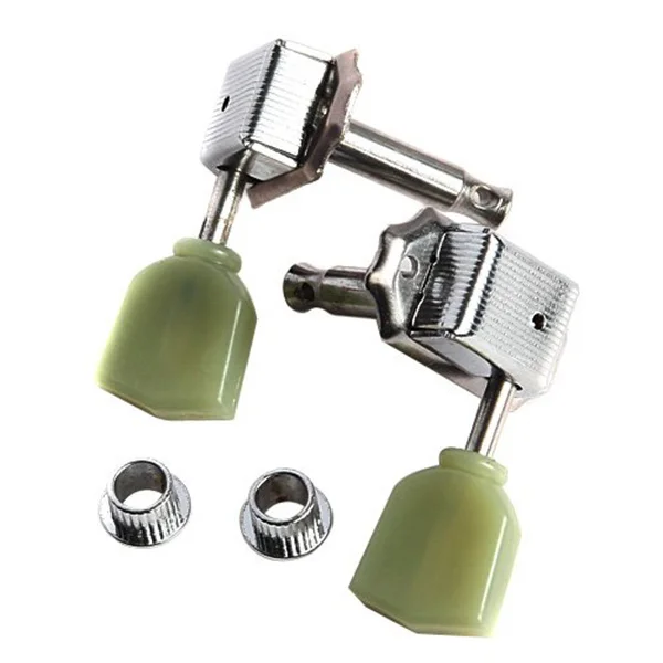 

6Pcs Guitar Head Machine Heads Chrome Plated Steel for Electric Guitars Easy to Install Long Using Time Guitar String Pegs