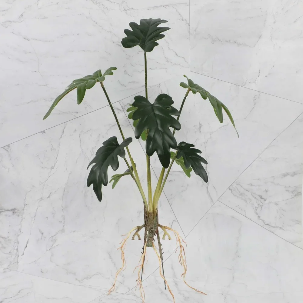 Plantas artificiais plantas verdes flores falsas conjunto de decoração interior plantas falsas decoração de parede flores
