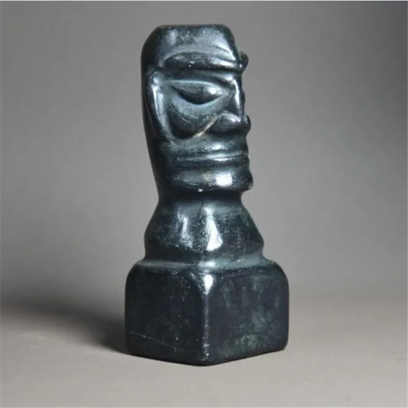 Hongshan culture archaize black iron meteorite Sanxingdui culture facebook statue