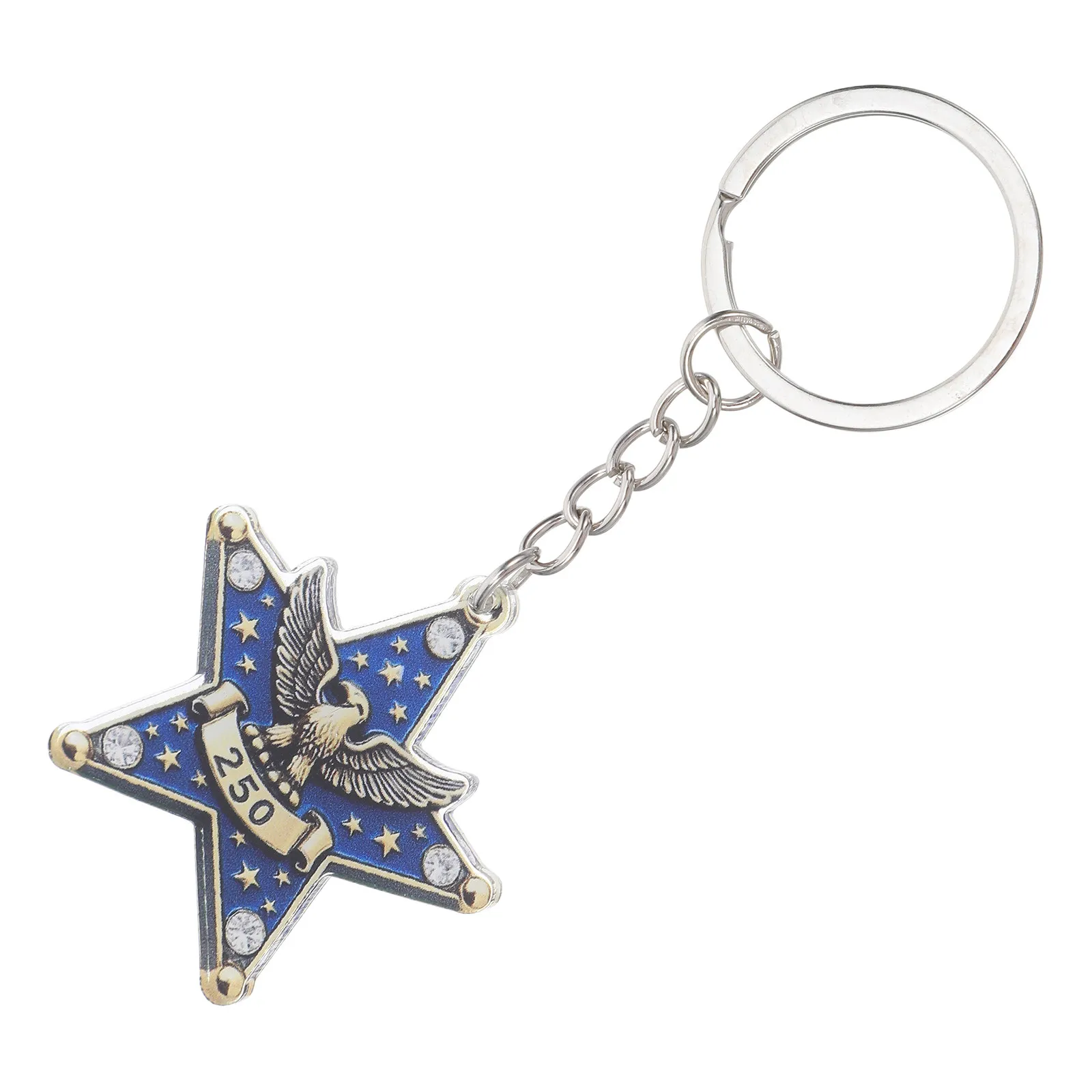 Usa 250Th Anniversary Keychain Commemorative Patriotic Ornament 1776-2026 Independence Day Keepsake Gift Commemorative Keychains