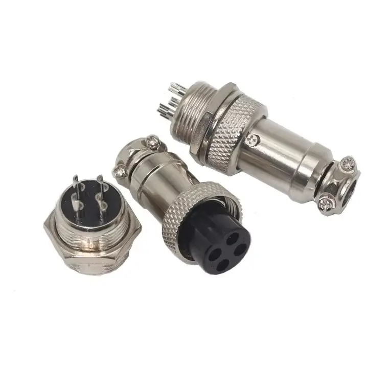 【1Set】DIY Aviation Connectors GX16 Male&Female Socket Plug Electrical Wire Connector 2/3/4/5/6/7/8/9/10 Pin