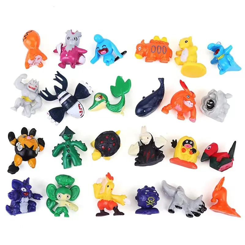 3-144 PCS Pokemon Figure set Gift Box Christmas Gift Action Toys Genuine Pikachu Anime Figure Pokemon Toys For Children