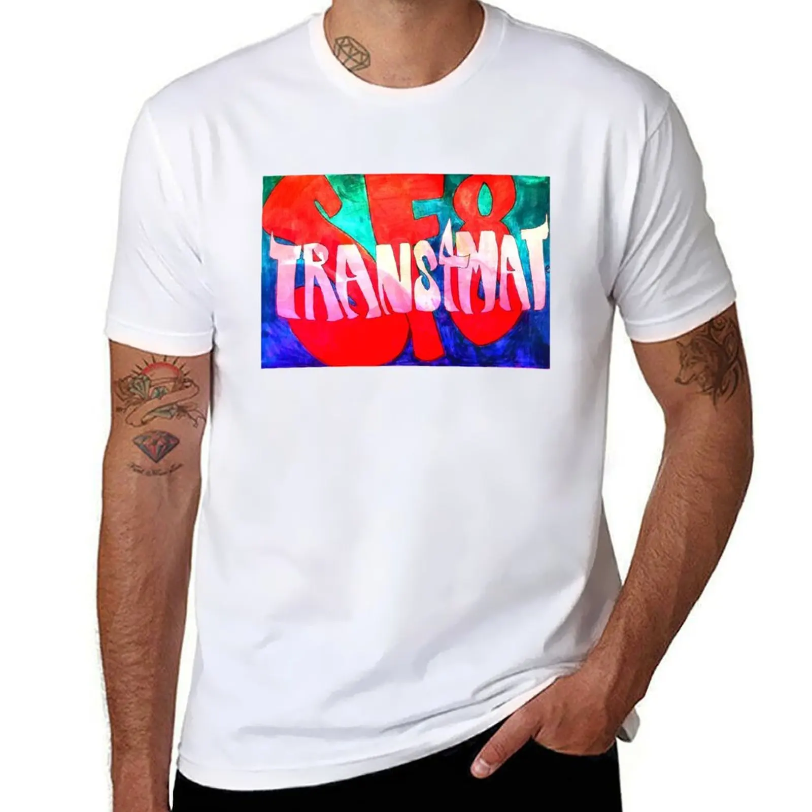 

SF8 Trans4mate T-Shirt man t shirts high quality luxury brand t shirts cotton 100% T-Shirt