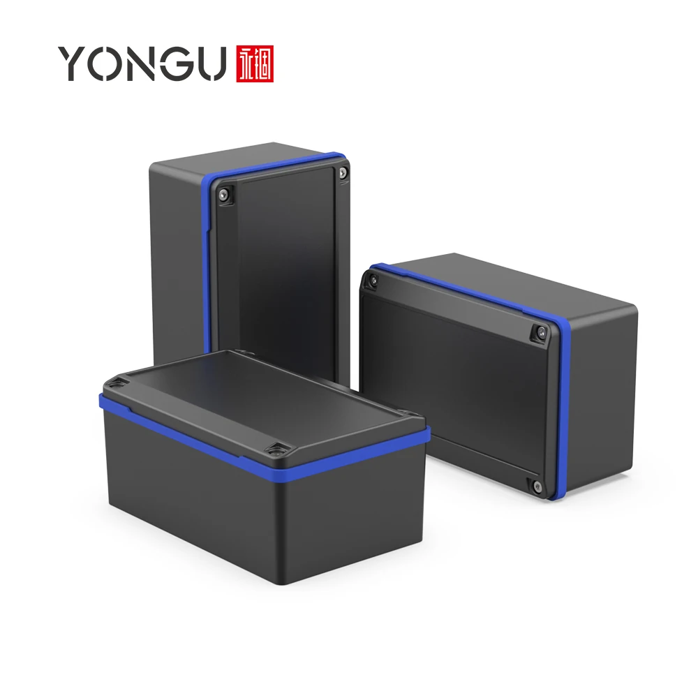 Custom Aluminum Electrical Enclosure Metal Projects Housing Die-casting Waterproof Junction Box T05 127.4*82.4MM