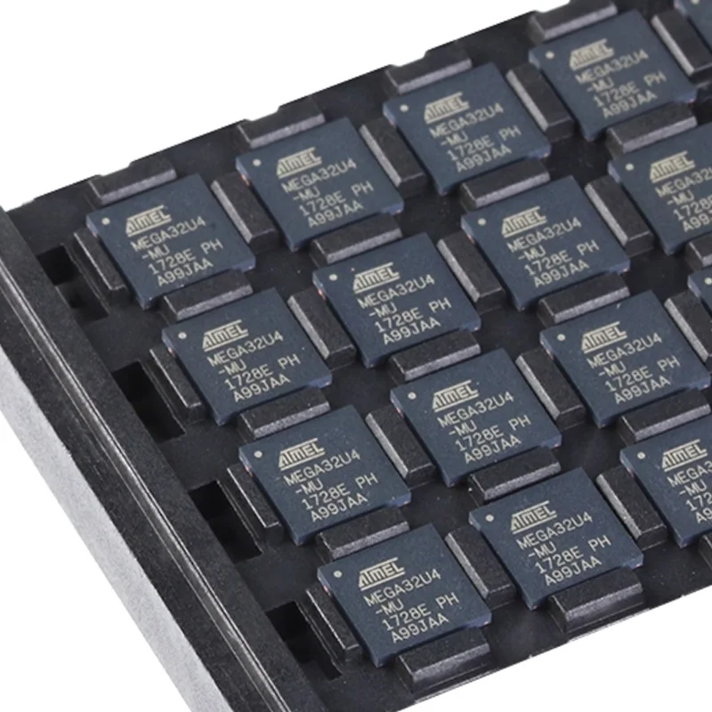 

5Pcs New Original Atmega32U4-Mu Qfn-44 8-Bit Microcontroller Chip 16Mhz