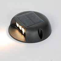 Solar LED Step Light 3W Surface Mounted Undergroud Pathway Deck Sidewalk Garden Lawn Lamp IP65 Waterproof Spot Lighting