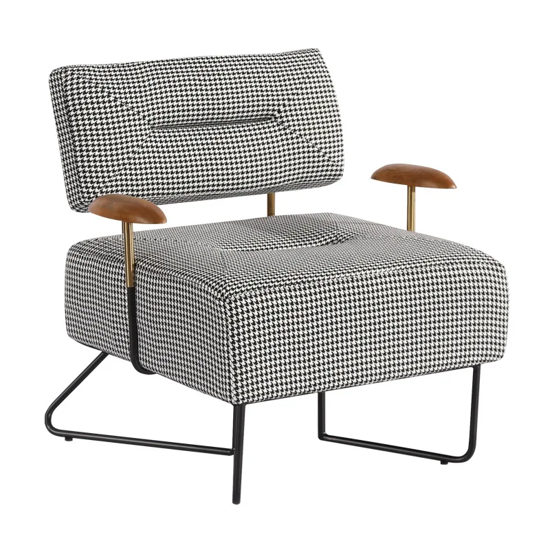 

Скандинавское кресло для отдыха в малогабаритной квартире, простое современное офисное кресло, легкое роскошное кресло для отдыха.