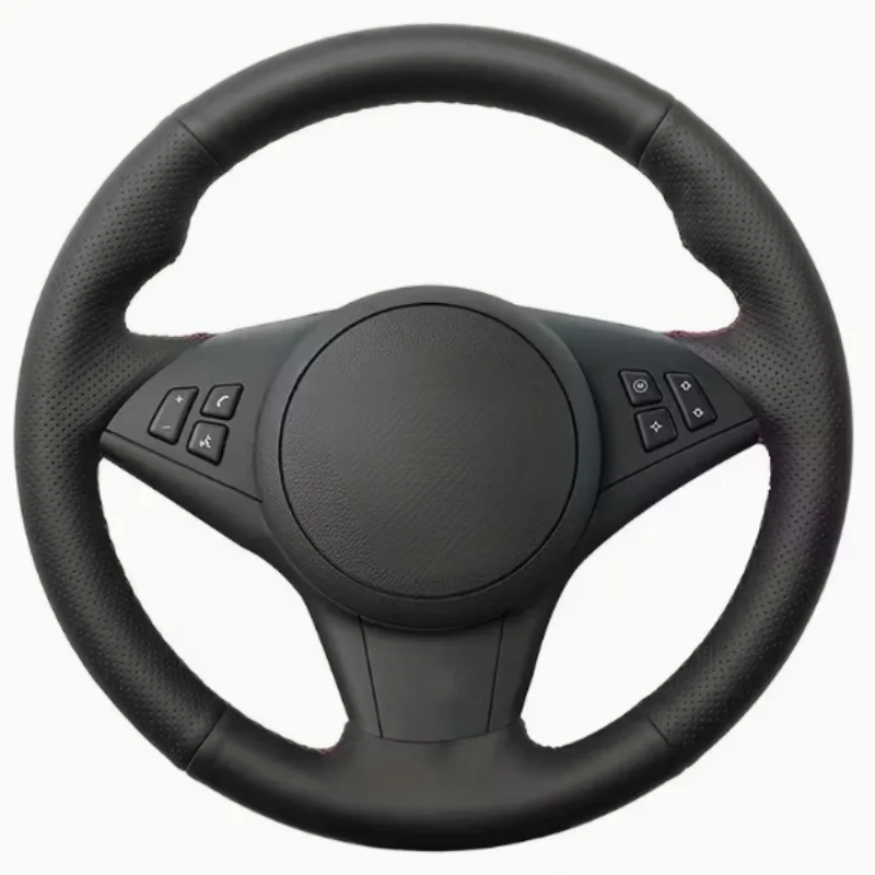 

Customize NonSlip Durable Steering Wheel Cover For BMW E60 E63 E64 M5 2005 2007 2008 M6 2007 Hand Sewn Car Interior Accessories