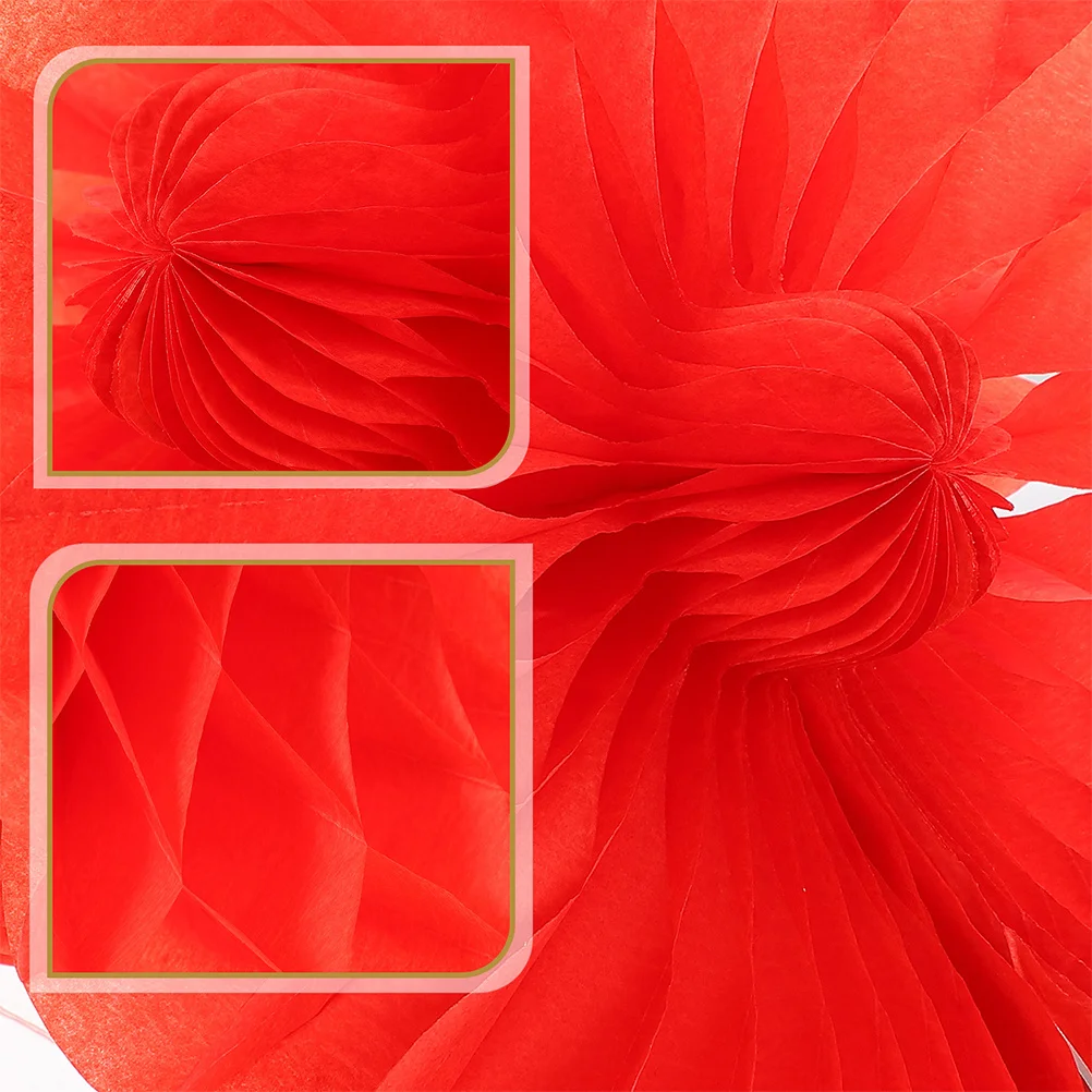 6 قطع من أجراس التعليق الورقية على شكل قرص العسل، ديكورات مميزة لخلفية الحفلات، دعائم صور لحفلات الزفاف وحفلات استقبال المولود الجديد