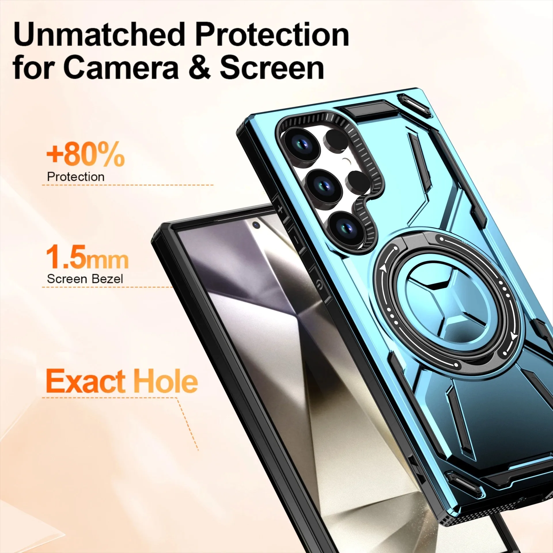Luxuriöse Magnetische Standfunktion Hülle für Samsung Galaxy S25 FE S26 Ultra S24 S23 S22 Plus A26 A17 A36 A56 A07 A06 A16 Rückseiten-Cover Funda