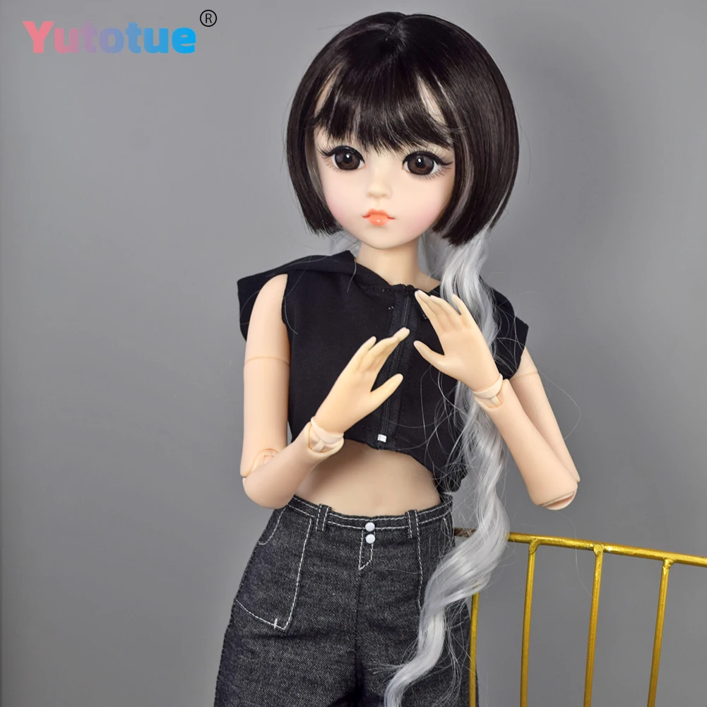 YUTOTUE 60 cm Höhe Mode Mädchen Puppe Spielzeug mit Komplettset Abnehmbare Kleidung Outfits Make-Up Gesicht BJD Puppe Geschenk