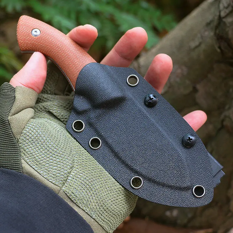 Trskt 14C28N Camping Tactical Knife Pokcet Outdoor Tool Rescue Survival Knives 60Hrc Edc Tool With Kydex,Dropshipping